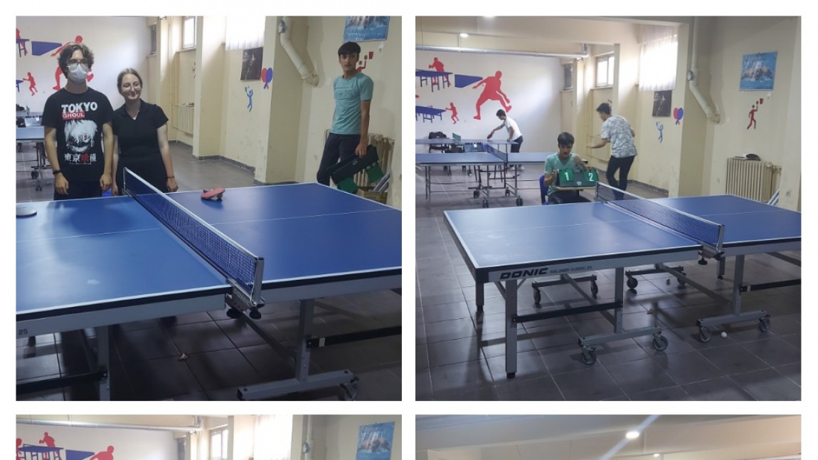 Okul içi bireysel masa tenisi turnuvamızı tamamladık