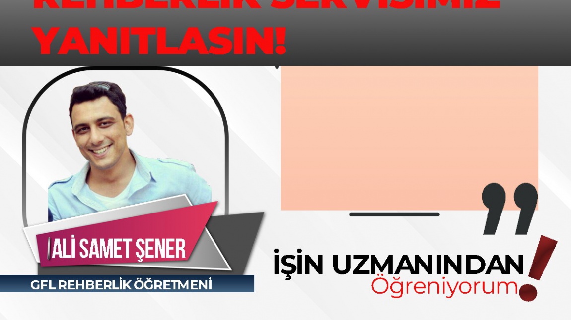 İşin Uzmanından Öğreniyorum Projemiz Başlıyor.